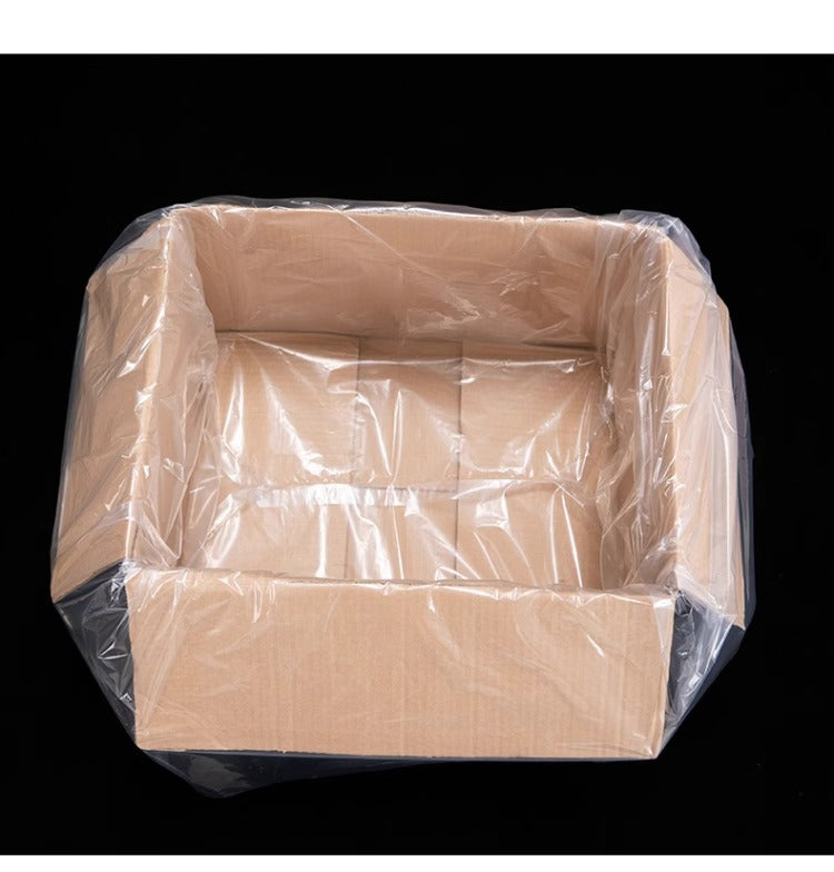 Square Bottom Lined Bags for Pork Crates, Freezer Bags, Fresh Meat Crates, Inner Film Bags, Turnover Box Plastic Bags