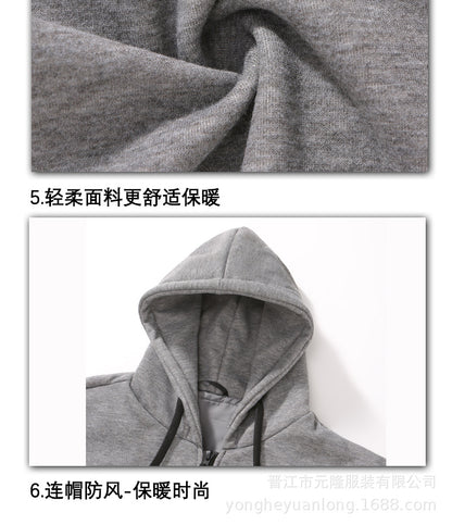 Manufacturer's New Smart Heating and Thermal Sweatshirt Outdoor Leisure Four-Control 23-Zone Constant Temperature Charging Heating Jacket
