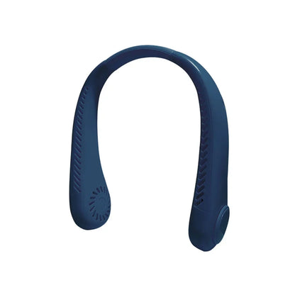 new style cooling usb charging fan portable outdoor small fan hanging neck mini bladeless fan hanging neck
