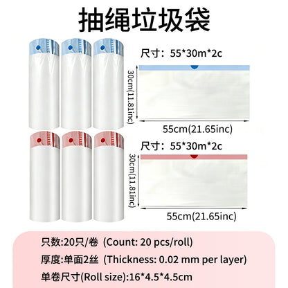 Cat Litter Bags, Special Garbage Bags for Cat Toilets, Thickened Automatic Sealing Poop Collection Bags, Pet Thickened Large Poop Collection Bags