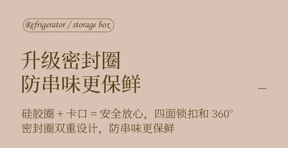 Fresh-Keeping Box Plastic Storage Thickeneded Refrigerator Dust-Proof Finishing Household Artifact Special Kitchen New Plastic Box