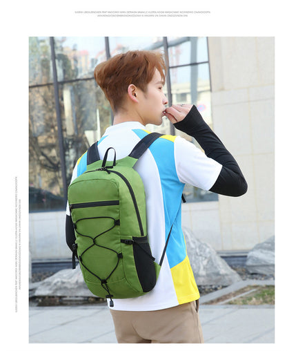 Cross-Border Outdoor Folding Backpack Waterproof Mountaineering Bag Backpack Folding Bag Outdoor Large Capacity Travel Backpack
