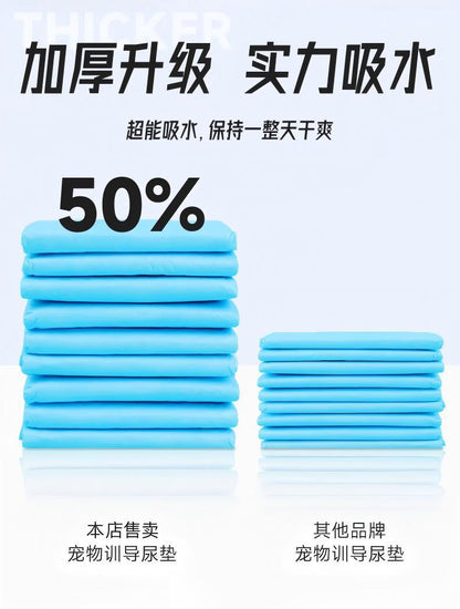 Cross-Border E-Commerce Dog Pee Pads, Thickened Deodorizing Disposable Diapers, Pet Urine-Absorbing Pads for Rabbits and Cats