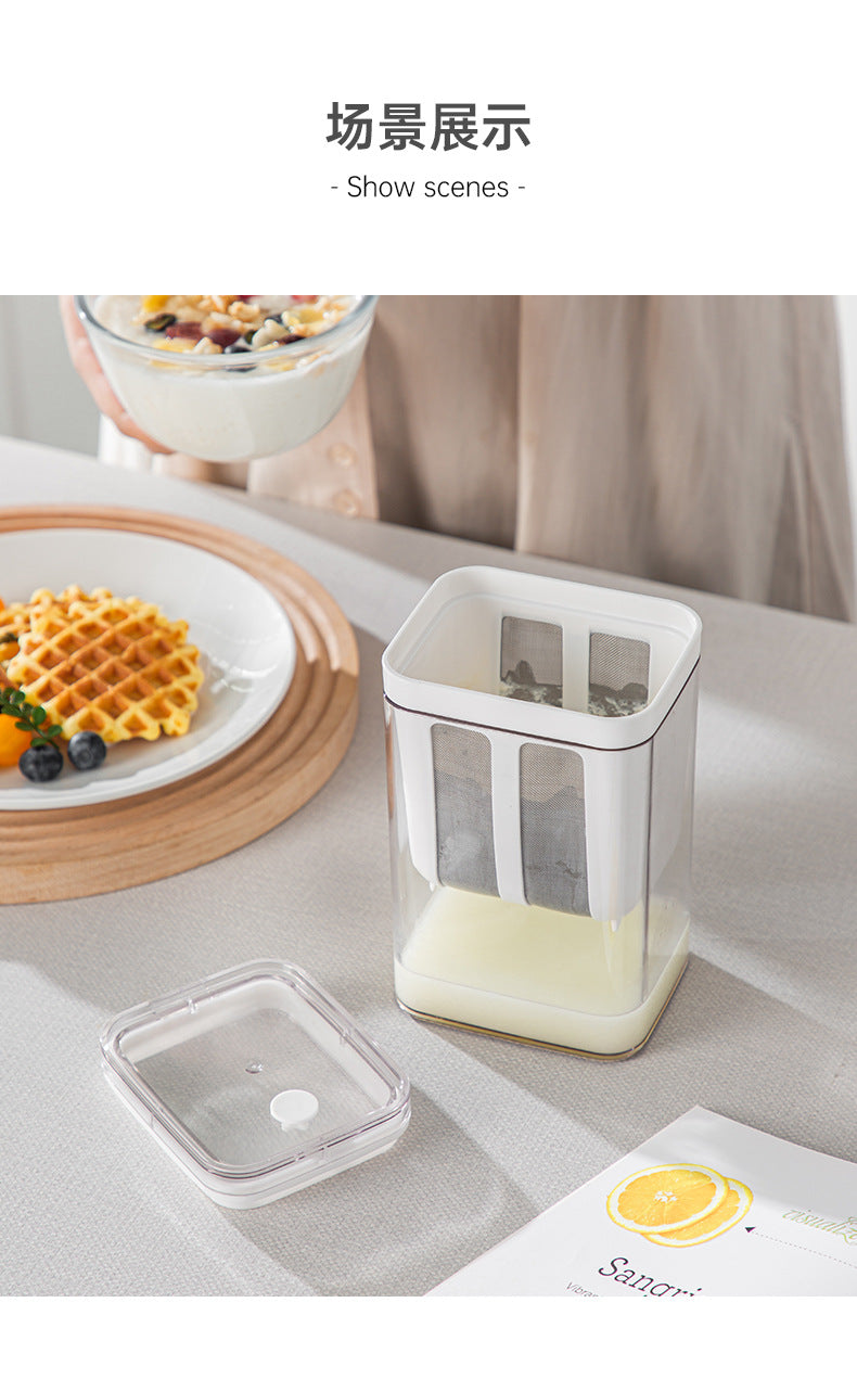 Yogurt Filter Home Homemade Greek Yogurt Large Capacity Cold Extract Yogurt Filter Kitchen Whey Separator