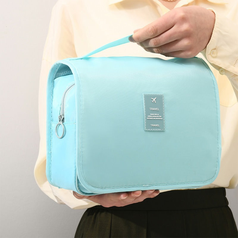 Light luxury ins style waterproof portable cosmetic bag simple clothing Travel large capacity toiletries storage bag wholesale