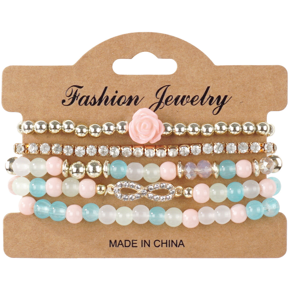 European and American Cross-Border Hot-Selling New Bohemian Bracelets Creative Tassel Multi-Layer Beaded Bracelets Fashion Jewelry