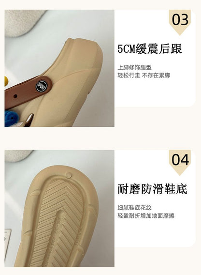 Shake Stick Clogs for Women 2026 Spring and Summer New Style Cute DIY Shoe Decorations Detachable Trendy Shoes