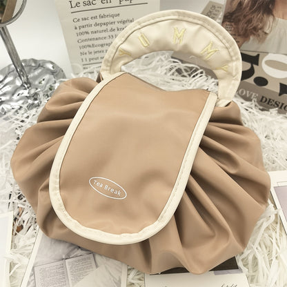 Lazy Person's Makeup Bag, Travel Large-Capacity Portable Storage Bag, Drawstring Pouch, Makeup Storage