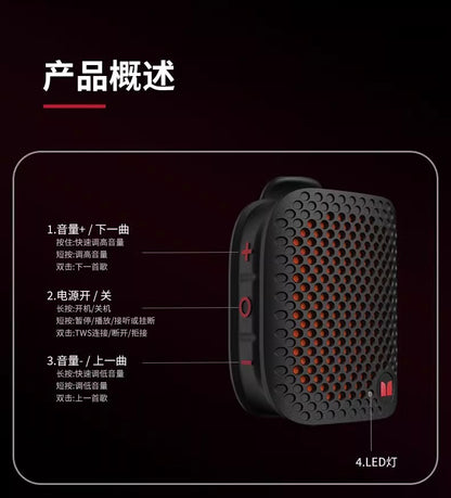 Cross-border Monster Sound M3 Bluetooth Speaker Outdoor Portable Subwoofer TWS Pairing Stereo Bluetooth Speaker 2026