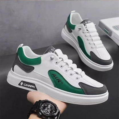 Hollow-Out Leather Shoes for Men, Summer Breathable Soft Leather Low-Top Business Casual Versatile Slip-On Perforated Dad Shoes
