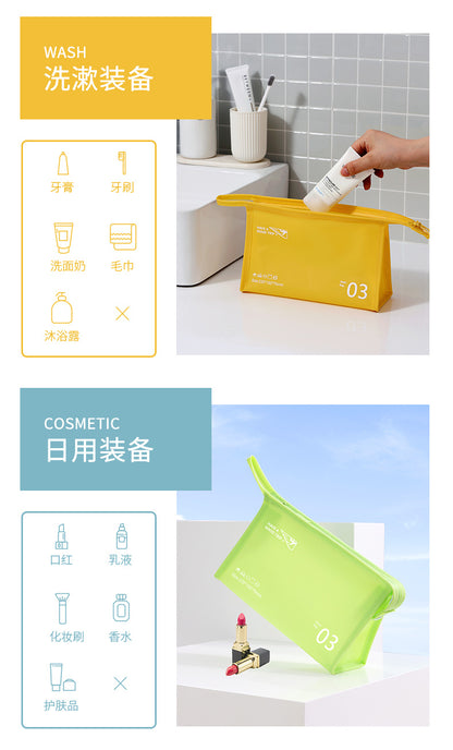 Bei Lian New Portable Waterproof PVC Toiletry Bag Cosmetic Storage Bag Handheld Travel Fashion Cosmetic Bag Batch