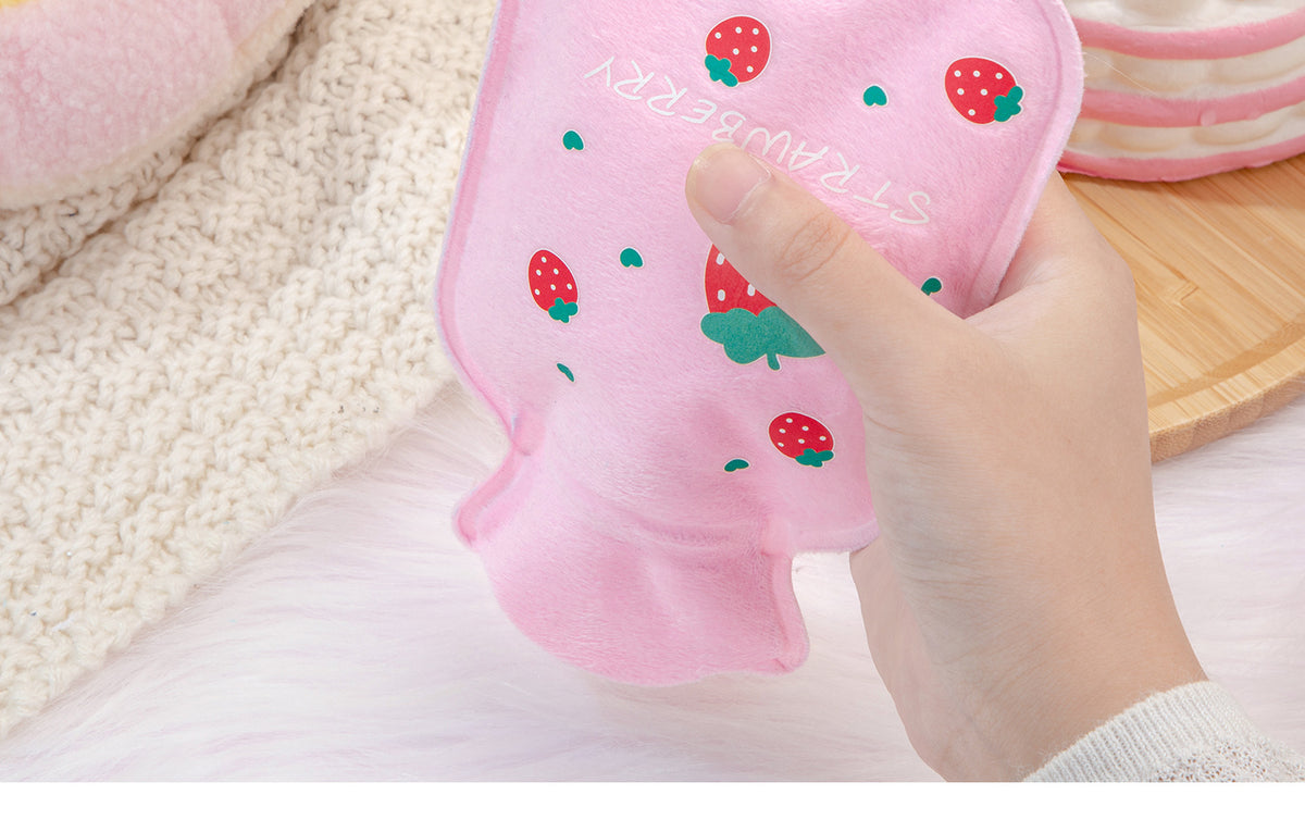 Hot Water Bag Water Filling Cute Mini Large Hand Warmer Hot Compress Warm Water Bag for Belly small size Water Filling for Students