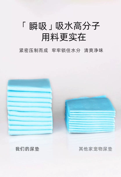 Thickened Dog Pee Pads, Deodorizing and Anti-Leakage Pet Urine Absorbent Pads, Disposable Diapers for Rabbits and Cats