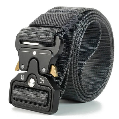 Factory direct cross-border nylon automatic buckle belt outdoor tooling tactical pants belt military training belt men wholesale