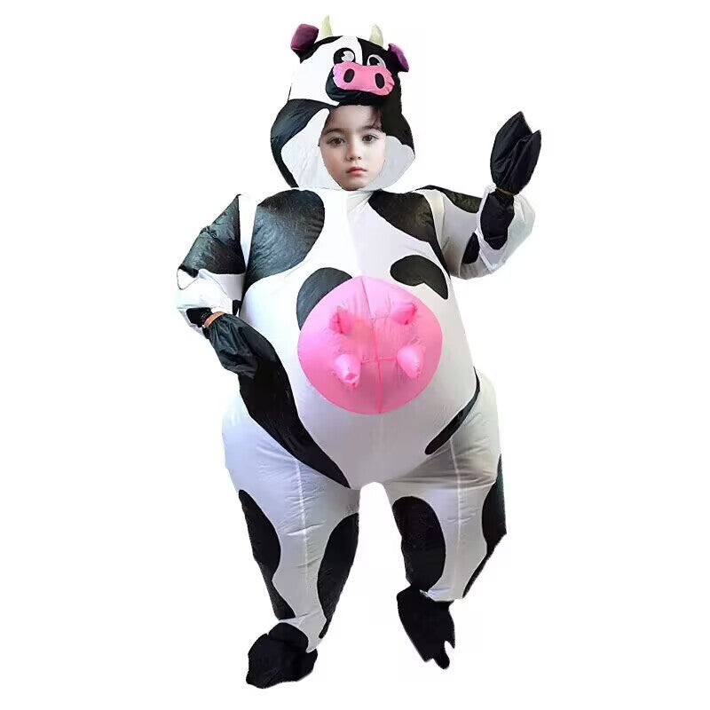 Cross-Border Popular Halloween Creative Cartoon Toys Party Activities Cute Animal Props Hippo Inflatable Costumes
