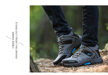 Cross-Border Recommendation for Autumn and Winter Men's Low-Top Outdoor Mountaineering and Hiking Sports Shoes, Men's Non-Slip and Wear-Resistant Work Boots