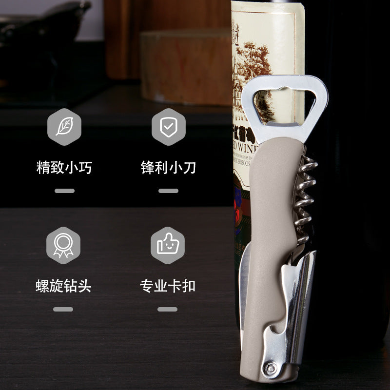 Wow Factory Direct Supply Bottle Opener Four-In-One Plastic Can Opener Five-In-One Bottle Opener Creative Multi-Purpose Beer Opener