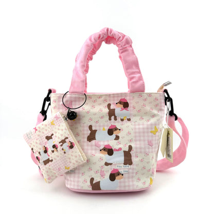 New Girls Handbag Storage Bag Cute Lunch Box Bag Handbag Mother Bag Korean Cartoon Bag Hand Bag