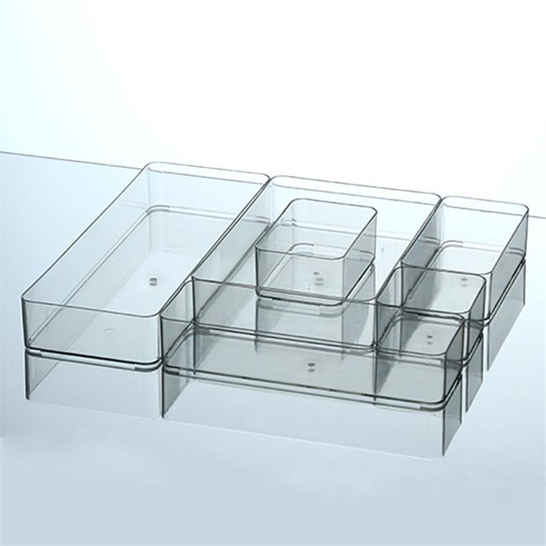 Food-Grade Storage Box, Acrylic Refrigerator Storage, Desktop Book Storage Box, Student Dormitory Sundries, Facial Mask Organization