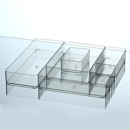Food-Grade Storage Box, Acrylic Refrigerator Storage, Desktop Book Storage Box, Student Dormitory Sundries, Facial Mask Organization