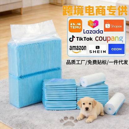 Cross-Border E-Commerce Dog Pee Pads, Thickened Deodorizing Disposable Diapers, Pet Urine-Absorbing Pads for Rabbits and Cats