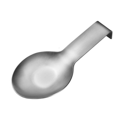 Stainless Steel Hot Pot Tray Spoon Kitchen Soup Spoon Pad Rack Holer Colander Hotel Self-service Rice Spoon Shelving Tray Storage Tray