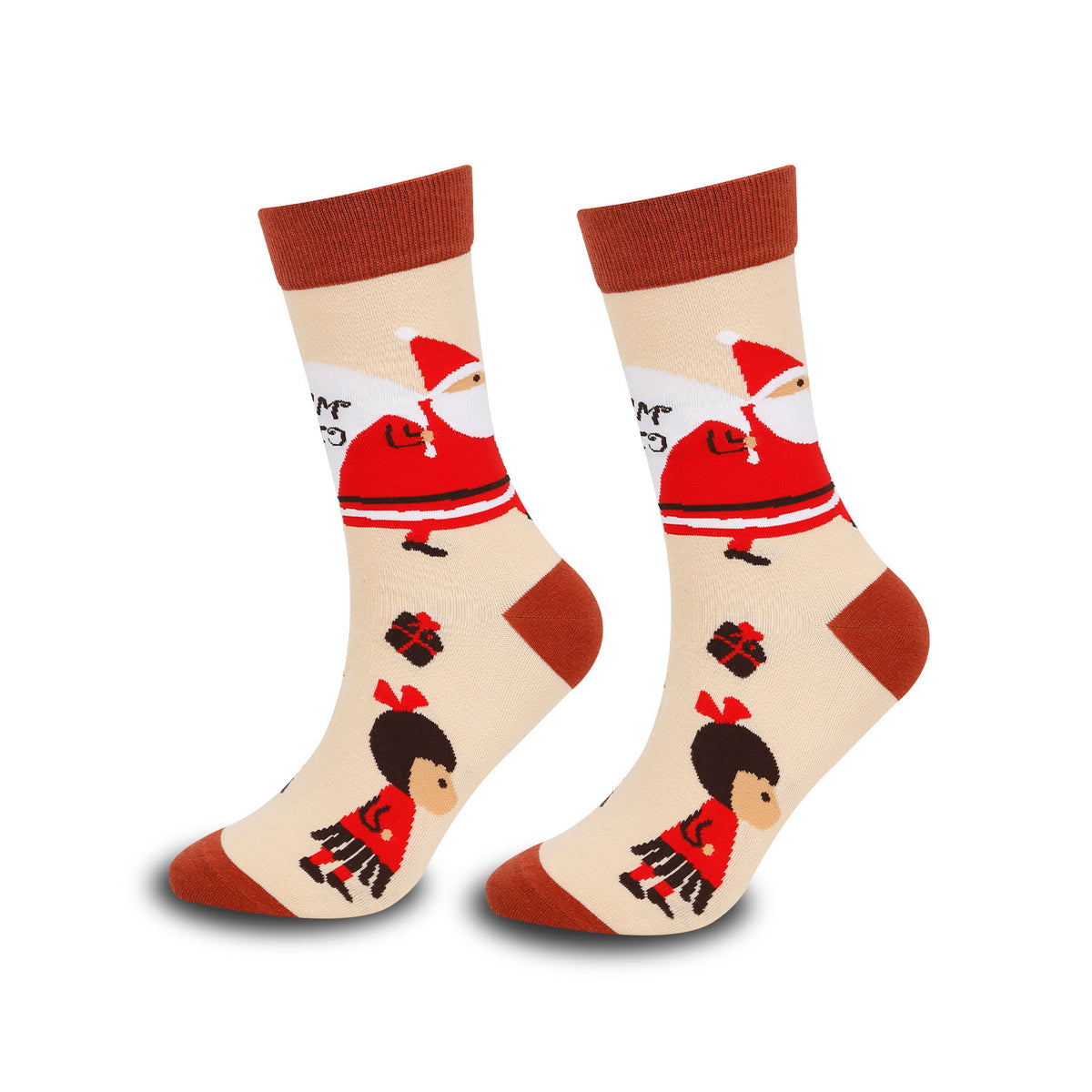 Cross-border Hot Christmas Socks Autumn and Winter Santa Claus Mid-tube Socks Elk Christmas Gifts Amazon Tide Socks