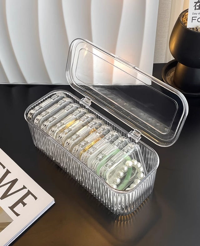Bracelet Storage Box Transparent Anti-Oxidation Portable Crystal Bracelet Jewelry Special Bracelet Jewelry Box