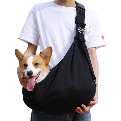 New Amazon Folding Dog Backpack Breathable Pet Outgoing Bag Pet Bag Shoulder Crossbody Cat Bag Wholesale