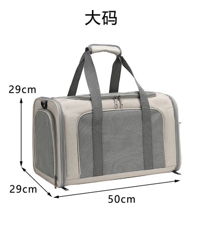 Cat Carrier for Outings, Sterilization, Portable, Large Capacity, Breathable, Cat Car Cage, Cat Cage, Dog Carrier, Handheld, Crossbody, Foldable Pet