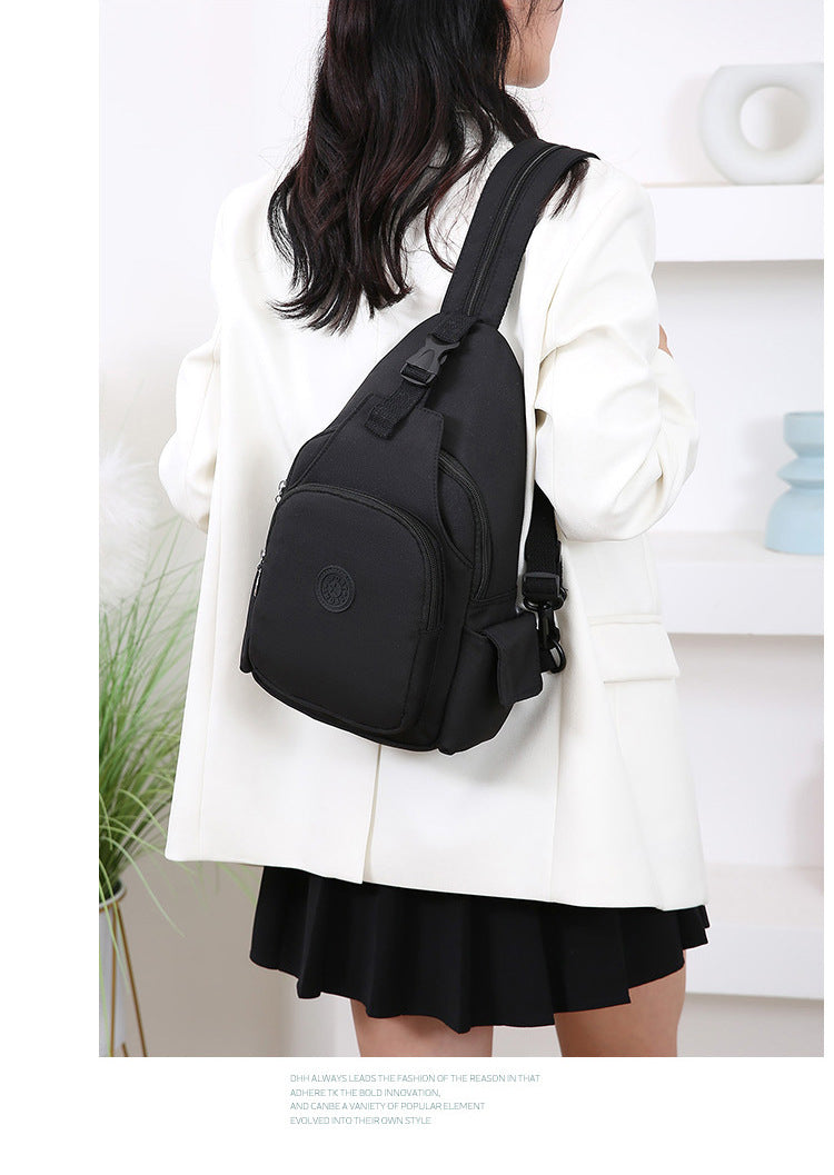 Fashion Chest Bag Backpack Fashion Trend 2024 New Women's Chest Bag Casual Anti-splashing Bag Multifunctional Chest Bag