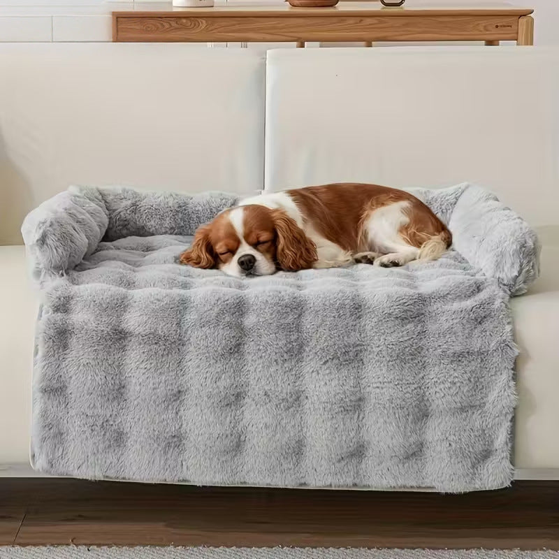 Cross-Border Hot-Selling Anti-Scratch Pet Mat, New Plush Thickened Non-Slip Sofa Dog Bed, Pet Supplies