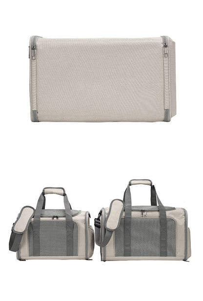 Cat Carrier for Outings, Sterilization, Portable, Large Capacity, Breathable, Cat Car Cage, Cat Cage, Dog Carrier, Handheld, Crossbody, Foldable Pet