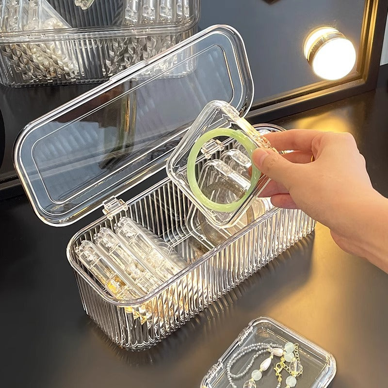 Bracelet Storage Box Transparent Anti-Oxidation Portable Crystal Bracelet Jewelry Special Bracelet Jewelry Box