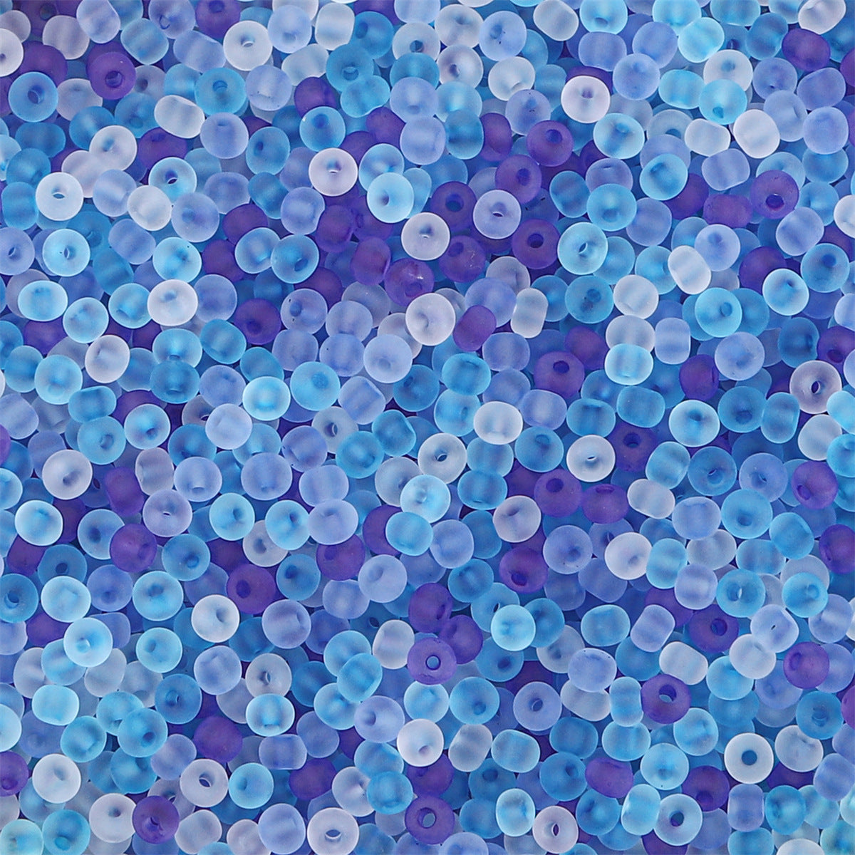 High quality domestic transparent frosted rice beads loose beads handmade DIY bracelet necklace accessories material factory direct sales