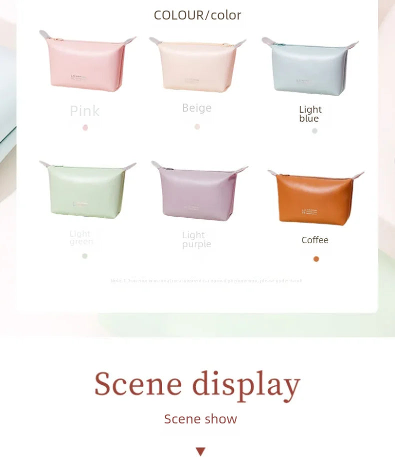 Beilian Fashion Cosmetic Bag Ins Style Pu Cosmetic Cosmetics Bag Travel Waterproof Satchel Toiletry Bag Wholesale Satchel