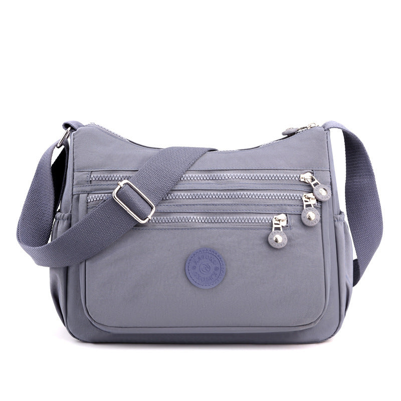 Nylon Cloth Multi-Layer Shoulder Bag Lightweight Simple Casual Crossbody Bag 2025 New Large Capacity Mother's Money Bag