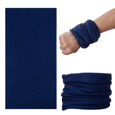 Solid Color Outdoor Turban Riding Flying Scarf Varied Magic Turban Men's and Women's Sunscreen Windproof Scarf Headgear Neck Sleeve Hair Band