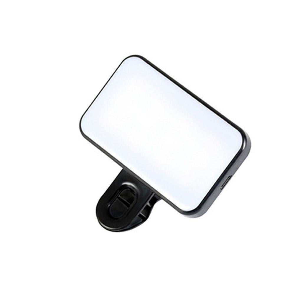 Mini Mobile Phone Flashes Selfie Lights Rechargeable 3 Modes Brightness Adjustable Clip On For Laptop Mobile Phone Fill light