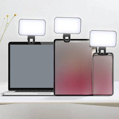 Mini Mobile Phone Flashes Selfie Lights Rechargeable 3 Modes Brightness Adjustable Clip On For Laptop Mobile Phone Fill light