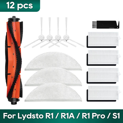 Fit For Xiaomi Lydsto R1 /R1A /R1 Pro /S1 /L1 Replacement Accessories Spare Part Main Side Brush Hepa Filter Mop Dust Bag