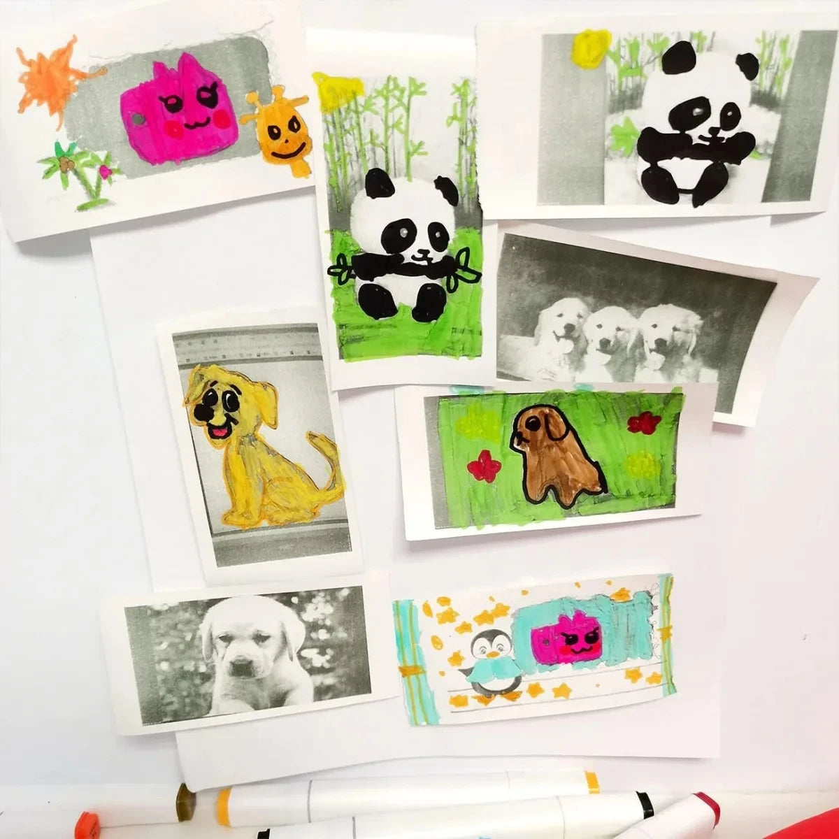 12 Rollen Nachfüllpapier für Kinder-Sofortbildkameras, kernloses Thermodruckpapier für 57-mm-tragbare Kassen und mobile Drucker