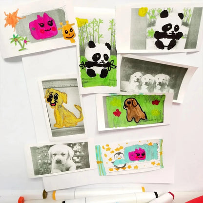 12 Rollen Nachfüllpapier für Kinder-Sofortbildkameras, kernloses Thermodruckpapier für 57-mm-tragbare Kassen und mobile Drucker