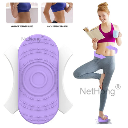 360° Waist Twister Exercise Board - Core Workout & Balance Trainer For Home Gym~