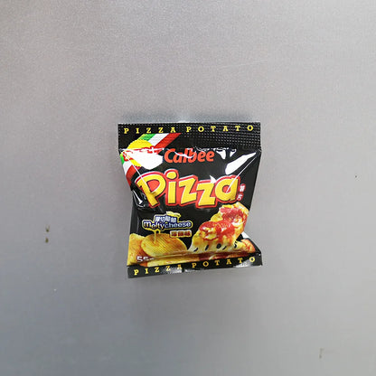 South Korean Ins Cute And Interesting Simulation Of Small Snacks Miniature Refrigerator Sticker Magnetic Magnet Decoration Gift