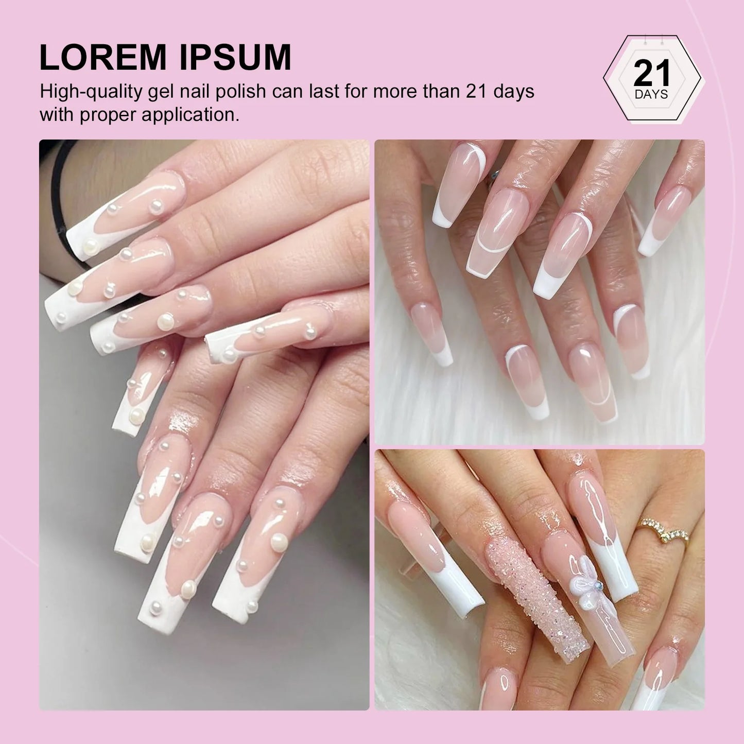 SAVILAND 10ml White Gel Nail Polish French Extension UV LED Gel French Tip Nail Art Nail Supplies For Manicure Nail Art Starter