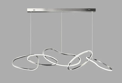 Modern Simplicity Circle LED Pendant Lights for Dining Living Home Decor Hanging Ring Chandelier Lamp Fixture