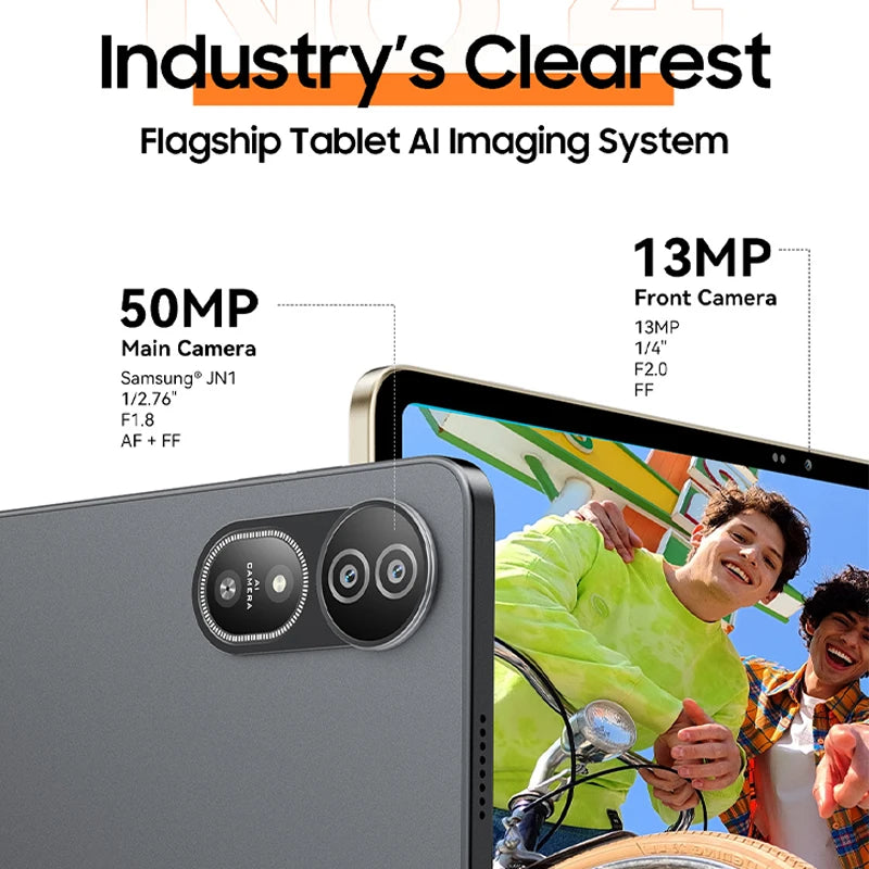 【World premiere】Blackview MEGA 12 Tablet 5G 12.2" 2.4K 120Hz Display Dimensity 7200 CPU IP69K Waterproof 50MP 10000mAh Pad PC