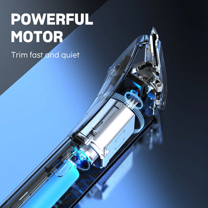 Sejoy Bald Men Hair Clippers Set Body Hair Shaving Machine Electric Head Shaver Facial Beard Trimmer Stainless Steel Blades