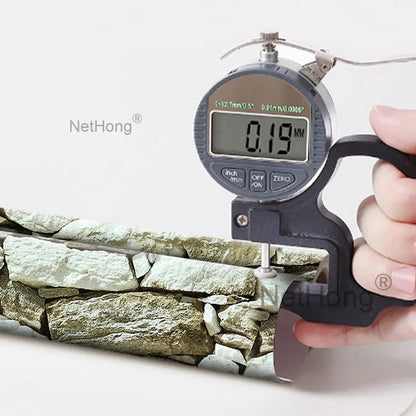 6M 3D Coffee Stone Brick Effect Wallpaper Vinyl Self Adhesive Wall Stickers